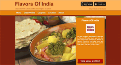 Desktop Screenshot of flavorsofindiadc.com